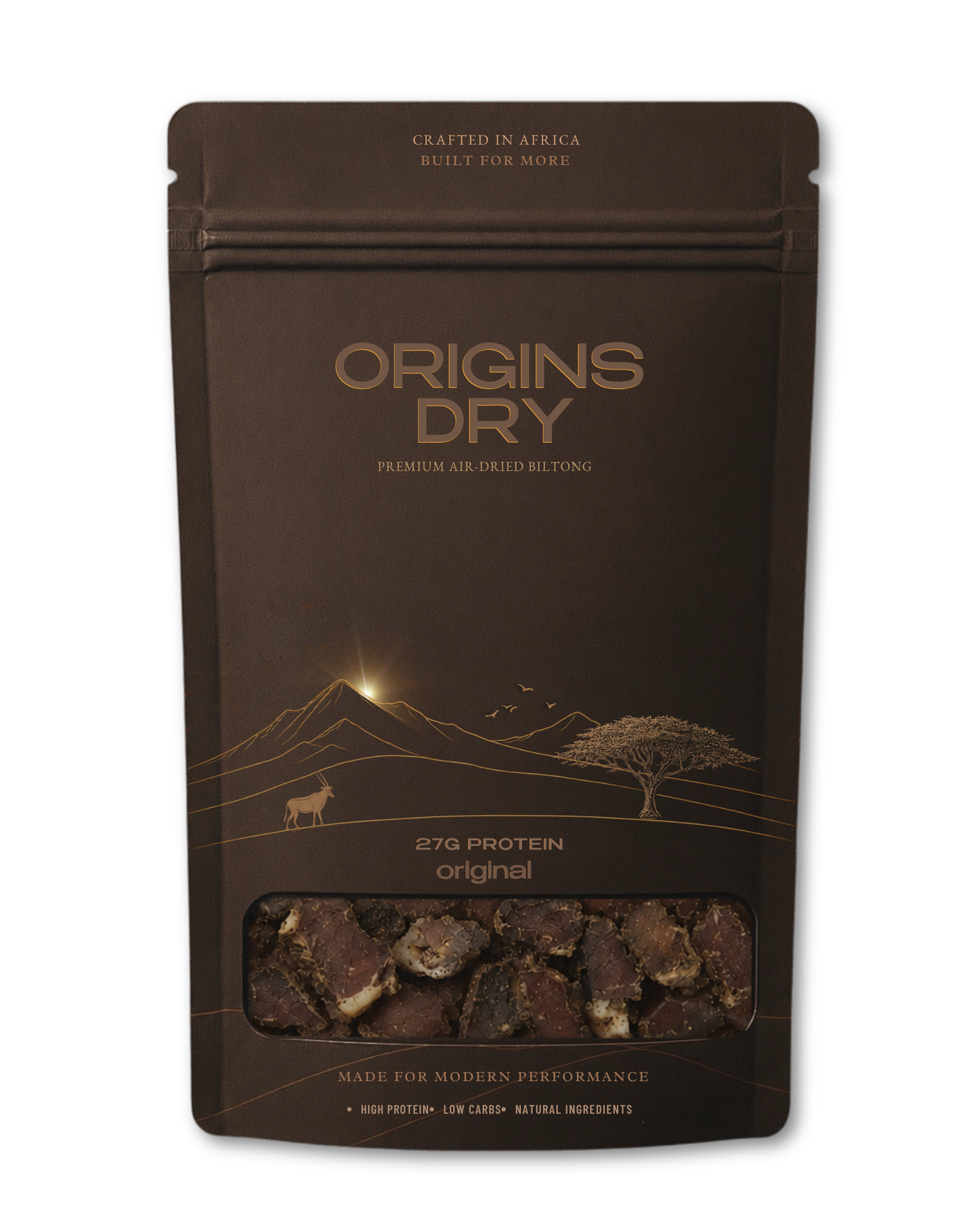 Front of Origins Dry Original Cut packet